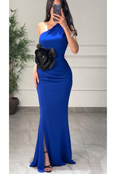 it's Mine One-shoulder evening dress