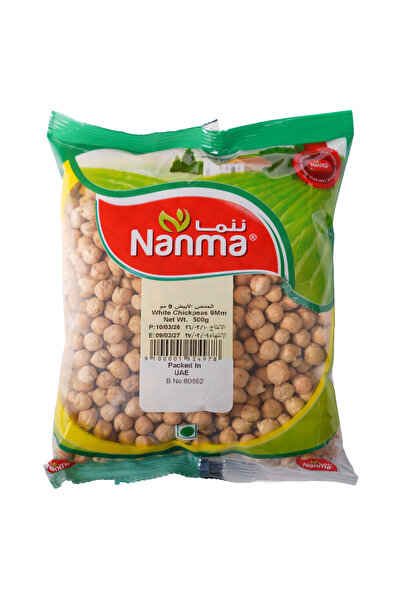 Nanma White Chickpeas 9mm 500g