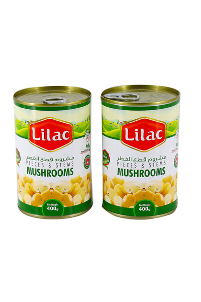 LILAC Canned Mushroom Sliced 2x400g