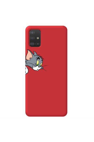 Other Samsung M31S Tom 1 Red Colored Silicone TPU Θήκη