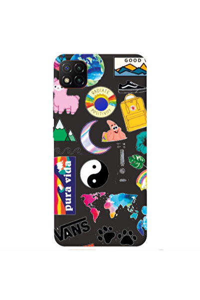 Other Xiaomi Redmi 9c Vans Black Colored Silicone TPU Θήκη