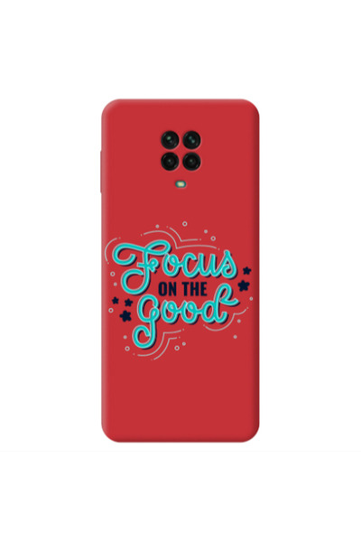 Other Xiaomi Redmi Note 9 Pro Focus On The Good Red Colored Silicone TPU Θήκη