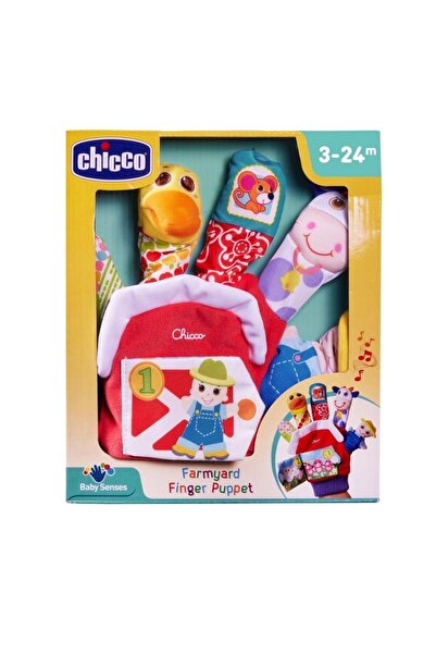 Chicco Manusa cu papusi de deget Farmyard, interactiva cu animale de ferma, d...
