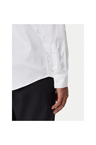 Armani Exchange Cămașă bărbătească XM001504 AF10192 Albă