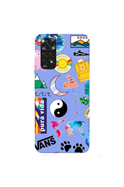 Other Xiaomi Redmi Note 11 4G Vans Light Purple Colored Silicone TPU Θήκη