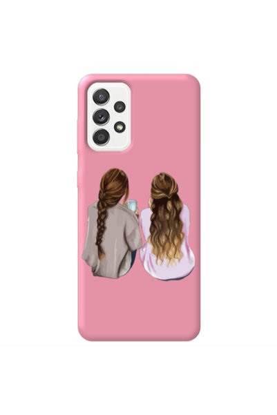 Other Samsung A52 Friends Pink Colored Silicone TPU Θήκη