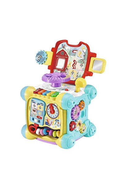 OEM Jucarie interactiva Vtech, 6 fete colorate, transformabila in masina, 9 l...