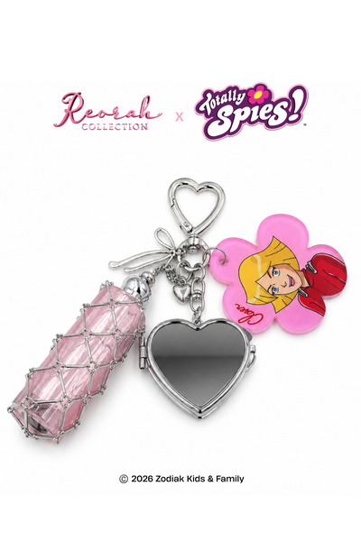 Reorah Collection Totally Spies! Clover Mirrored Bag Charm
