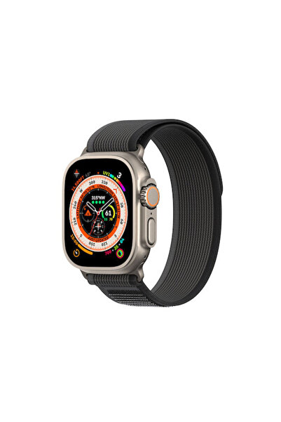 Dux Ducis Λουράκι Υφασμάτινο Μπλε Μαύρο (Apple Watch 42/44/45/49mm)