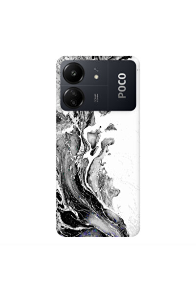 Other Xiaomi Poco C65 Marble River Transparent Silicone TPU Θήκη