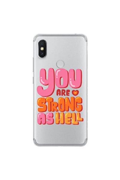 Other Xiaomi Redmi S2 You are Love Strong Transparent Silicone TPU Θήκη