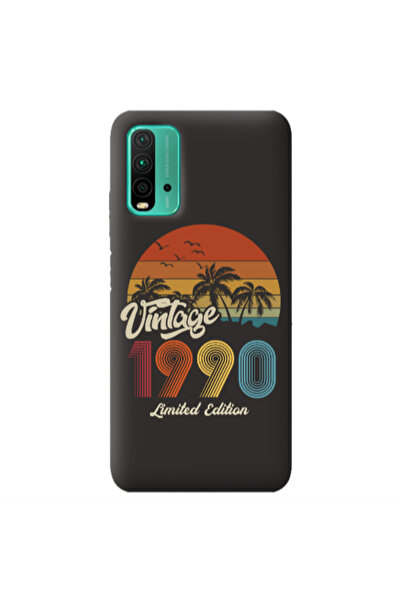 Other Xiaomi Poco M3 Vintage Black Colored Silicone TPU Θήκη