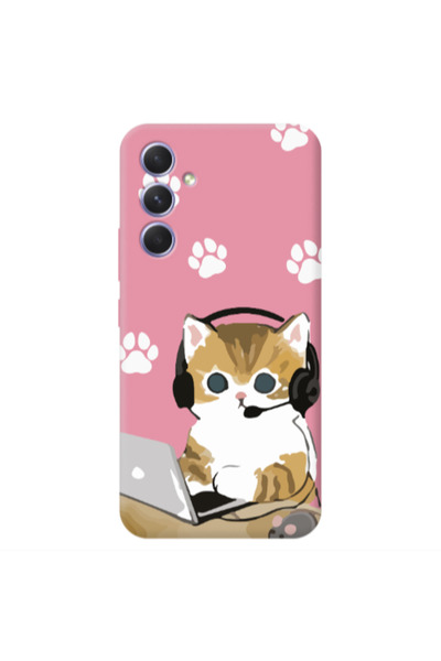 Other Samsung A54 Call Center Pink Colored Silicone TPU Θήκη