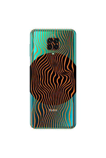 Other Xiaomi Redmi Note 9S Trapezoidal lines Transparent Silicone TPU Θήκη