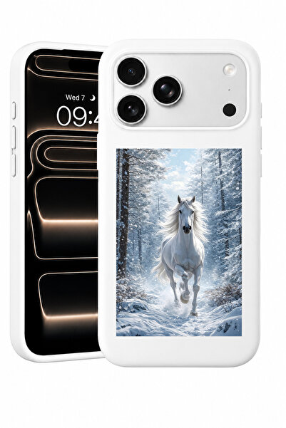 iPhone 17 Pro Uyumlu Mood Art Serisi Desenli Lansman Kılıf Kadife İç Yüzeyli Kamera Çıkıntılı Soft Silikon