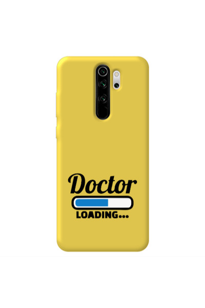 Other Xiaomi Redmi Note 8 Pro Doctor Loading Yellow Colored Silicone TPU Θήκη