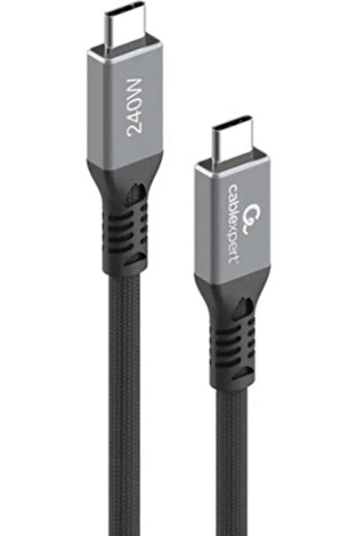 Cablexpert Καλώδιο βίντεο USB 4 πλεγμένο premium USB-C Αρσενικό σε USB-C 240W...
