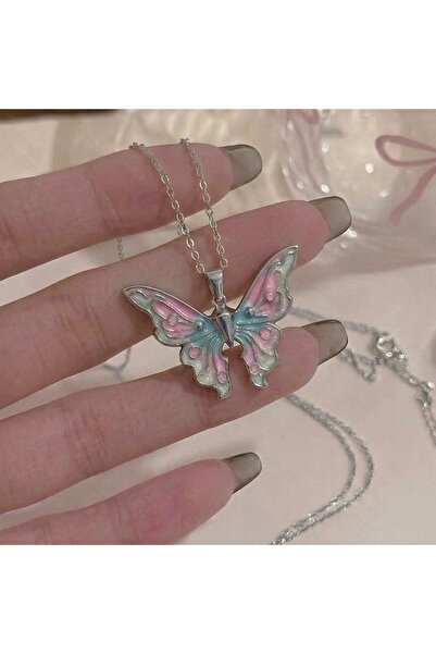 Heda Jewelry Fairy Butterfly Kolye - Winx Esintili Kelebek Kolye - Fairytopia...