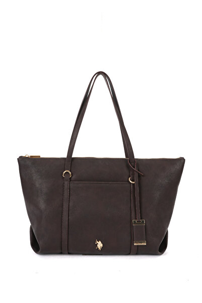 U.S. Polo Assn. Coffee-Brown Women's Shoulder Bag Us26616