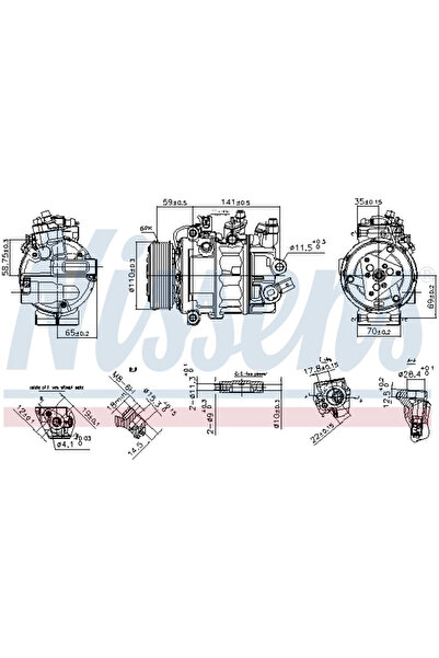 Nissens Compresor Aer Conditionat Clima VW ATLAS