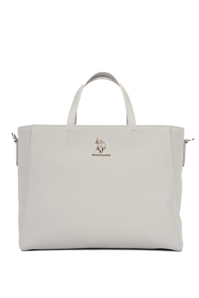 U.S. Polo Assn. حقيبة كتف نسائية باللون الرمادي Us26656