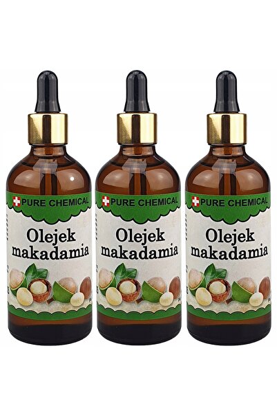 CHOSA Ulei De Macadamia, 3x 100ml, Pentru Par, Pentru Piele, Din Nuci De Maca...