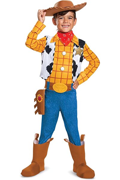Toy Story Woody Deluxe Dress-Up Costume, Ages 4-6