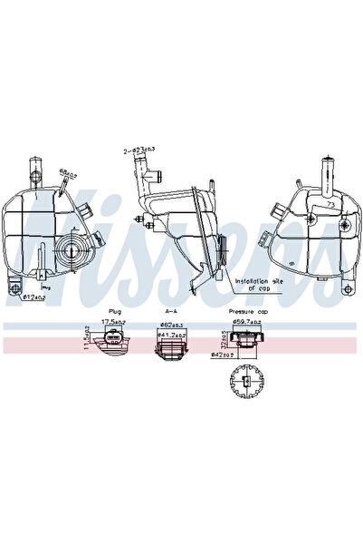 Nissens Vas de Expansiune Racire MERCEDES-BENZ GL-CLASS/M-CLASS/SLS AMG