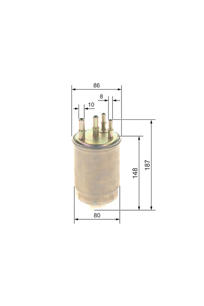 Bosch Filtru Combustibil Jaguar S-type Ii Xf I Xj 2.7d 06.04-04.15