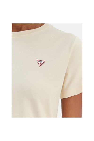 Guess Jeans Tricou de damă W4YI10J1314 Bej