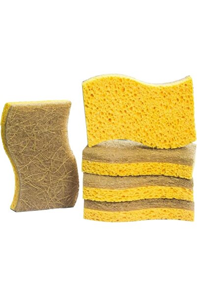 Arabest 5 Pcs Kitchen Sponge Cleaning Dishwasher, Coconut Palm Cleaning Cloth...