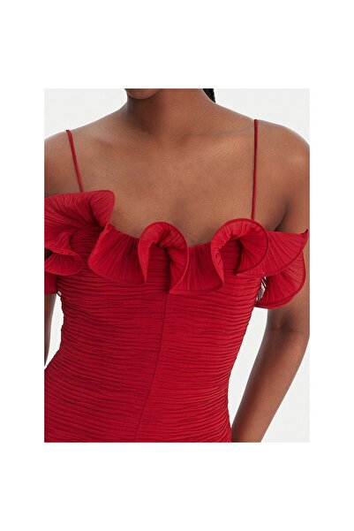 Guess Rochie de cocktail pentru femei W6RK80WI342 Roșu