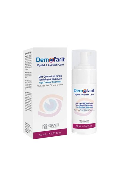 SME Demofarit Eyelid Eyelash Care Göz Çevresi ve Kirpik Temizleme Şampuanı 50 ML