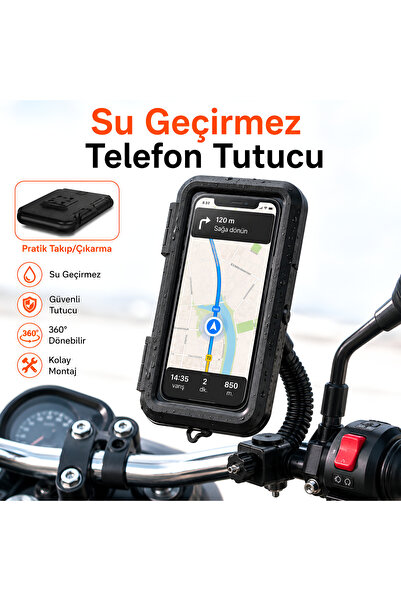 Dexmon Suport universal pentru telefon pentru motocicletă, bicicletă, scuter,...