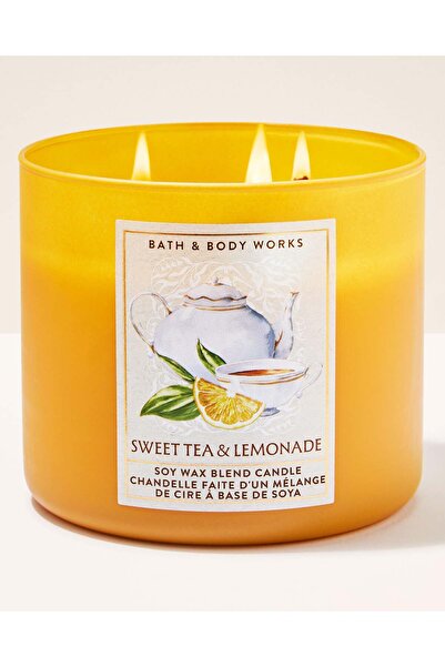 Bath & Body Works Sweet Tea & Lemonade Büyük Mum 411 g