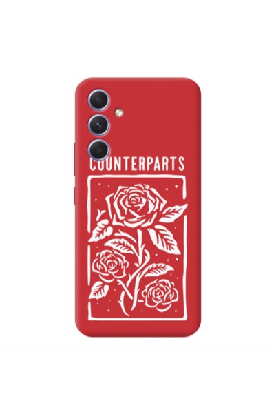 Other Samsung A54 Counterparts Red Colored Silicone TPU Θήκη