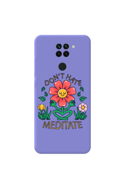 Other Xiaomi Redmi Note 9 Meditate Purple Colored Silicone TPU Θήκη