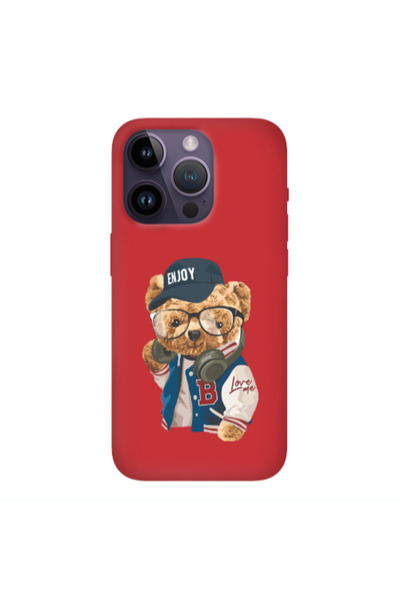 Other Apple iPhone 14 Pro Max Enjoy Red Colored Silicone TPU Θήκη