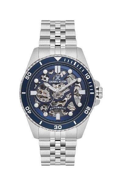 Daniel Klein Otomatik Erkek Kol Saati Çelik Kordon 5 ATM Su Geçirmez 44 mm La...