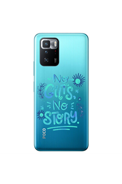 Other Xiaomi Poco X3 GT No guts no story Transparent Silicone TPU Θήκη