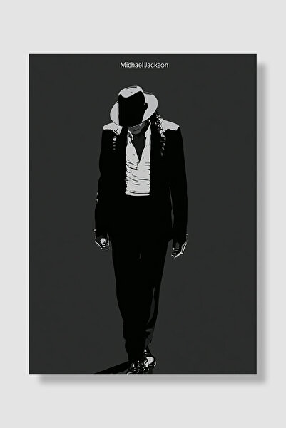 Luna Marissa Michael Jackson Poster with White Hat Black Suit Full Figure Cel...