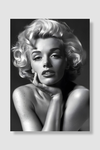 Luna Marissa Poster Merilin Monro, crno-beli, fotografija, elegantan portret,...