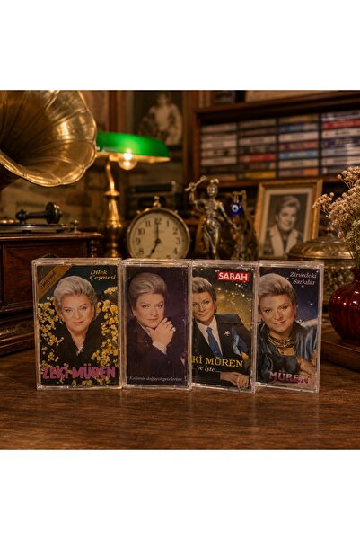 ESKİ YENİ ANTİK Zeki Müren Nostalgic Music Cassette Set |   4 Original Casset...