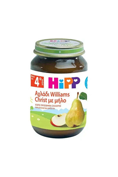 Hipp Γουίλιαμς Κριστ Κρέμα Αχλαδιού με Βιολογικό Μήλο 190γρ