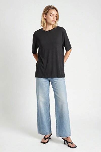 Hiccup ISTANBUL Tricou Oversized Cu Guler Rotund