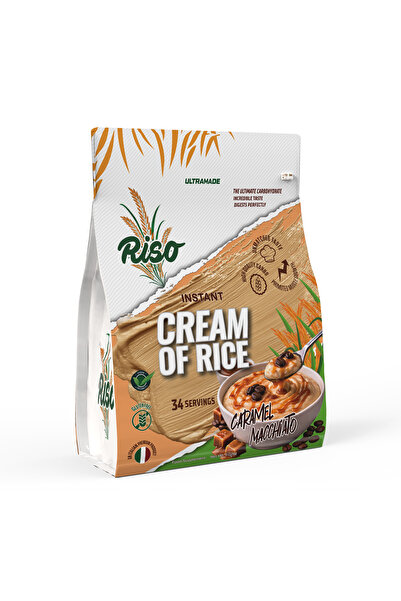 RISO Caramel Macchiato Instant Italian Cream of Rice, High Quality Carbohydra...