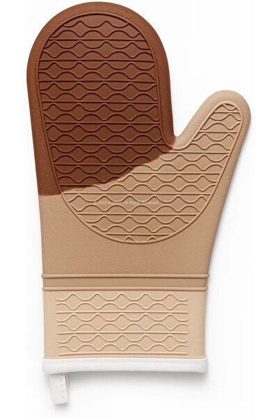 Yıldızan 100% Silicone Oven Mitt, Heat-Resistant Fireproof Kitchen Holder, No...
