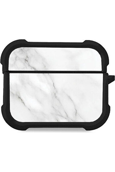 Other Θήκη Σιλικόνης Σειράς Sonique Marble σε Λευκό Χρώμα για Apple AirPods P...