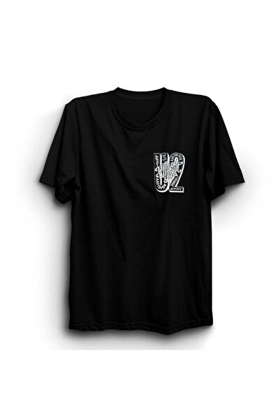 ZOKAWEAR Λογότυπο U2, μπλουζάκι Rock Metal Band