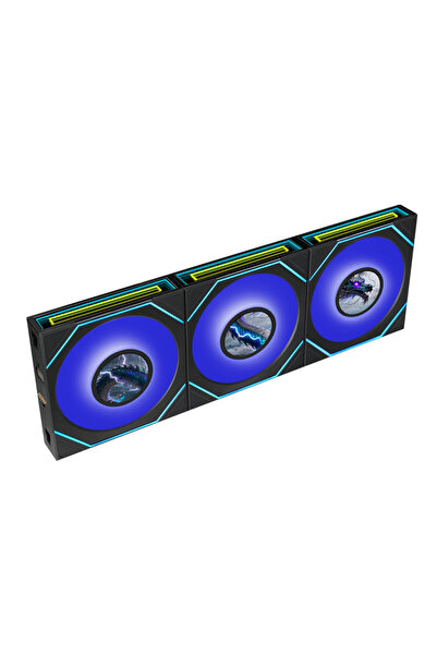 Lian Li UNI FAN SL INF LCD FLEX 3x120mm Siyah Kasa Fanı (G9F.12SLIND1F3B.00)